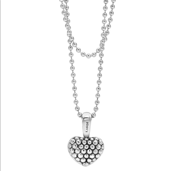 LAGOS Jewelry - LAGOS Beaded Heart Necklace